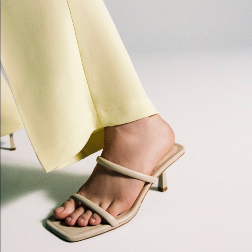 Zara Strappy Heeled Leather Sandals